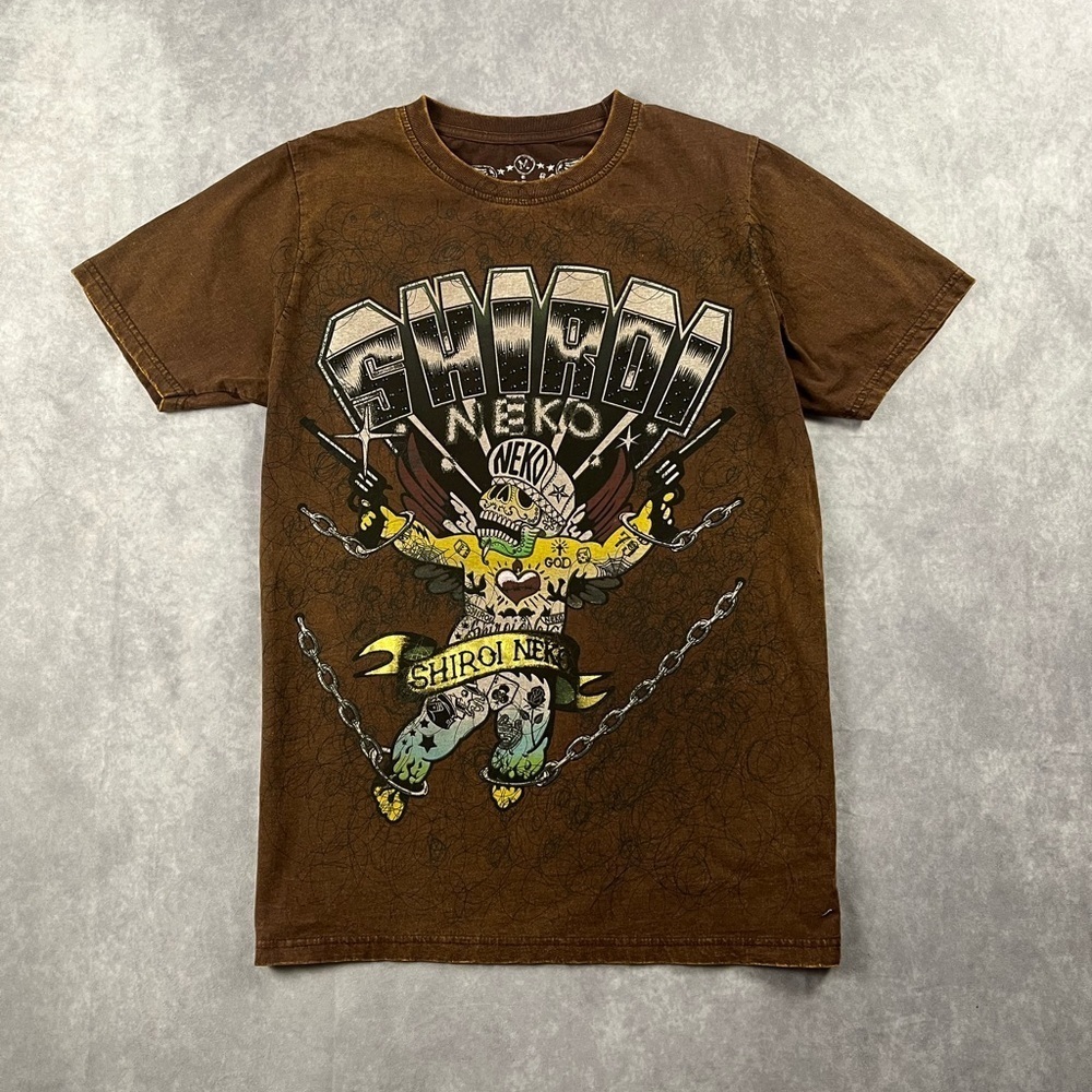 shiroi neko t shirt M Size